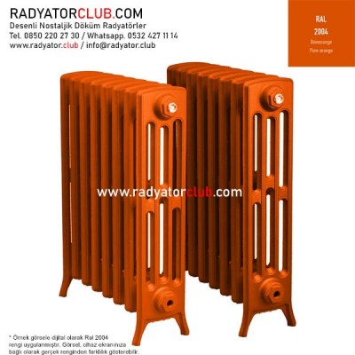 Kdr-4-95 Kolonlu Ayaklı Döküm Radyatör, Ral 2004 |  3 Kolon Kdr-4-95 Kolonlu Ayaklı Döküm Radyatör, Ral 2004 |  3 Kolon